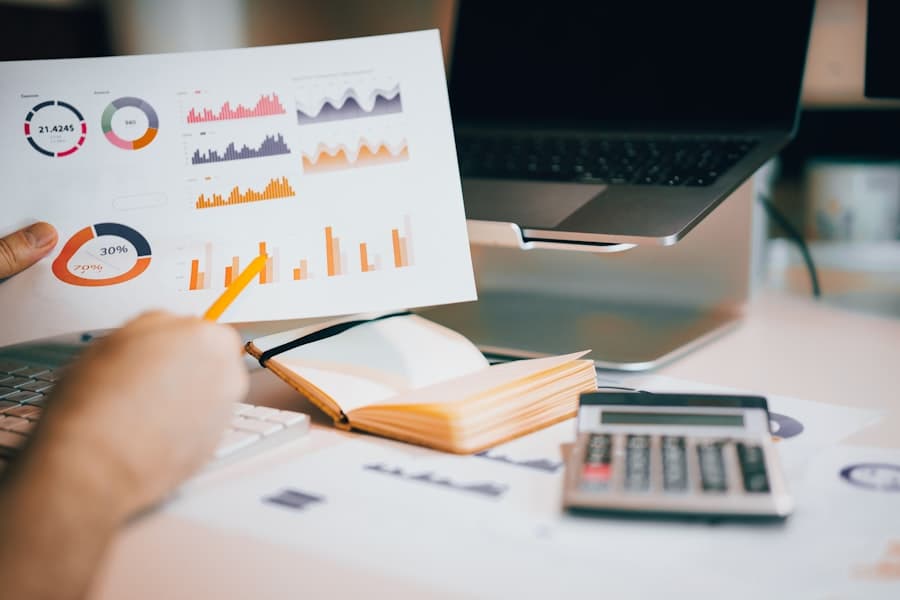 Forecast output being reviewed against actuals