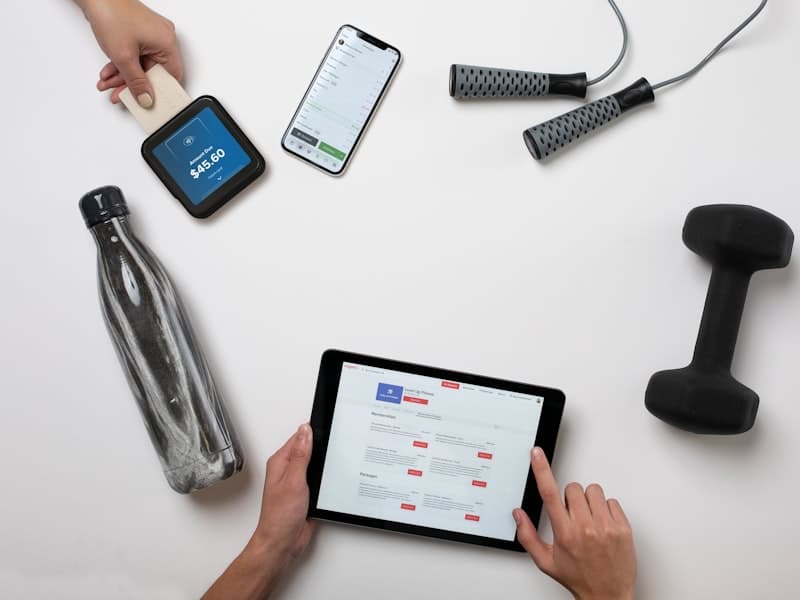 A patient portal showing appointments and records